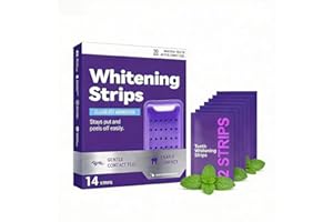 Purple Teeth Whitening Strips – Gentle Daily Use for a Brighter Smile. Effectively Removes Surface Stains, Enhances Your Natu