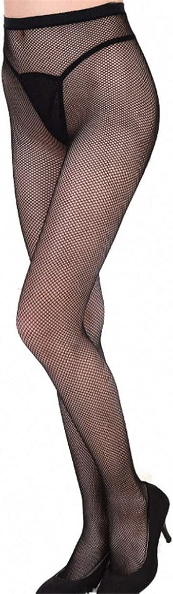 Collants Résille Noirs Femme - Hauts Taille, Maille Fine, Pour Soirée, Club, Style Sexy Et élégant