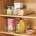 mDesign Kitchen, Pantry, Refrigerator, Freezer Storage Organizer Bins - Set of 4, Clear