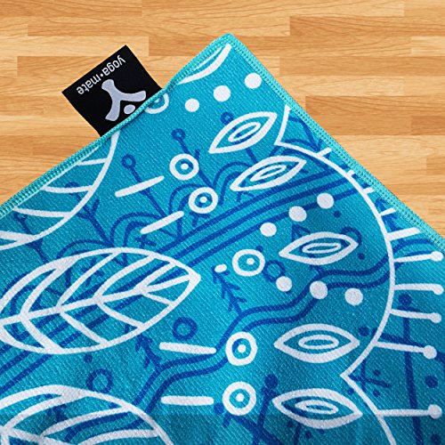 image for Yoga Mate Perfect Yoga Towel - Super Soft, Sweat Absorbent, Non-Slip B