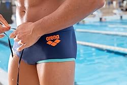 ARENA One Men's Big Logo Low-Waist Swim Short