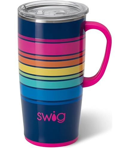 Termo 24 Oz Swig Life Vaso Aislado De 32 Onzas, Vaso De Café De Viaje Con