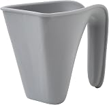 Shnuggle Bath Rinse Cup Grey - Baby Bath Hair Wash Jug No Tears Rim