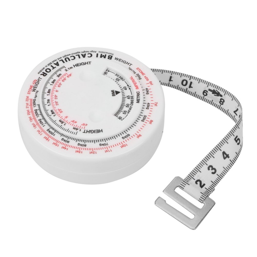 Retractable Tape Measure Calculator BMI Body Mass Index Measuring Tool