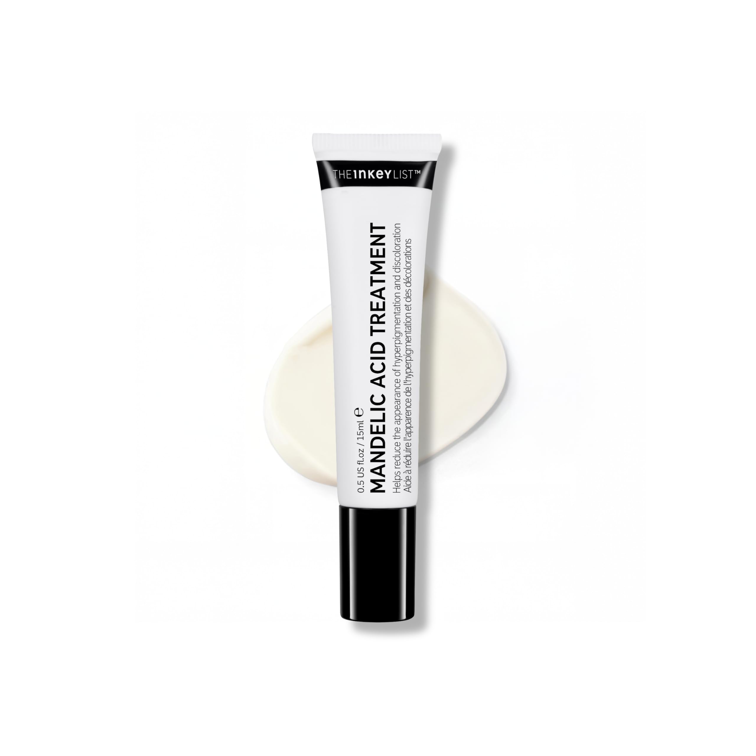 The INKEY List Mandelic Acid Treatment 15ml, Treats Hyperpigmentation, Fades Acne Marks, Fragrance-free, Suitable For All Skin Types