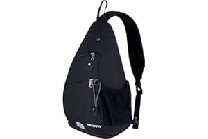 WATERFLY Sling Bag Crossbody Backpack: Over Shoulder Daypack Casual Cross Chest Side Pack