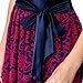 Noctflos Women's Floral Lace Cocktail Party Fit & Flare Dress for Wedding Guest
