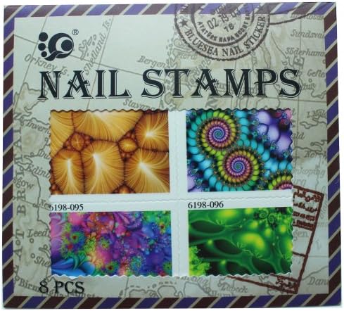 Mystical Fantasy Design Nail Stamps Sticker Design For Natural/False Nails - Eight Georgeous Stamp Pattern