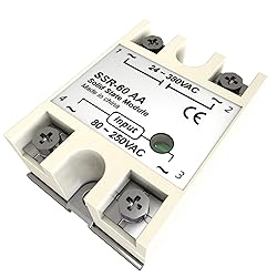 YQSIYU Solid State Relay 60A AC to AC Input 80-250V