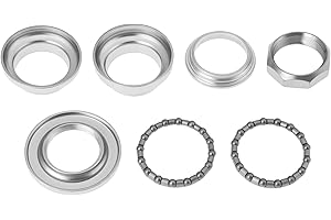 LT Easiyl 1 Set 25.4mm 1 Inch Bicycle Headset Threaded Mountain Headset Sealed Bearings for Mountain Bike