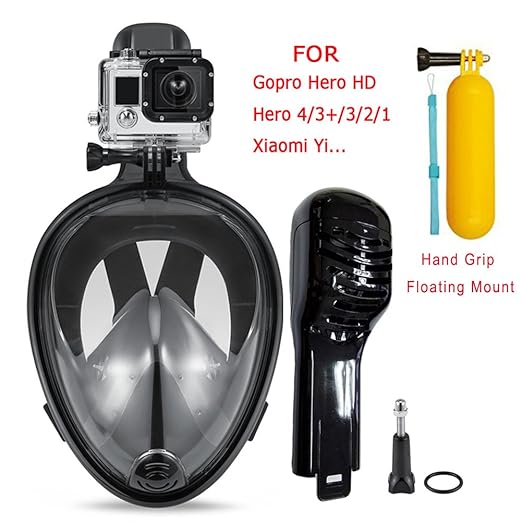 Snorkeling Mask, Seaview and 180 Degree Scuba Diving Full Face Free