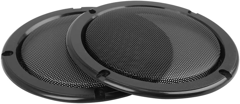 X AUTOHAUX 4pcs Grill Cover 5" Mesh Protector Car Speaker Cover Subwoofer Grill, 4 Pcs-5 Inches - Image 3