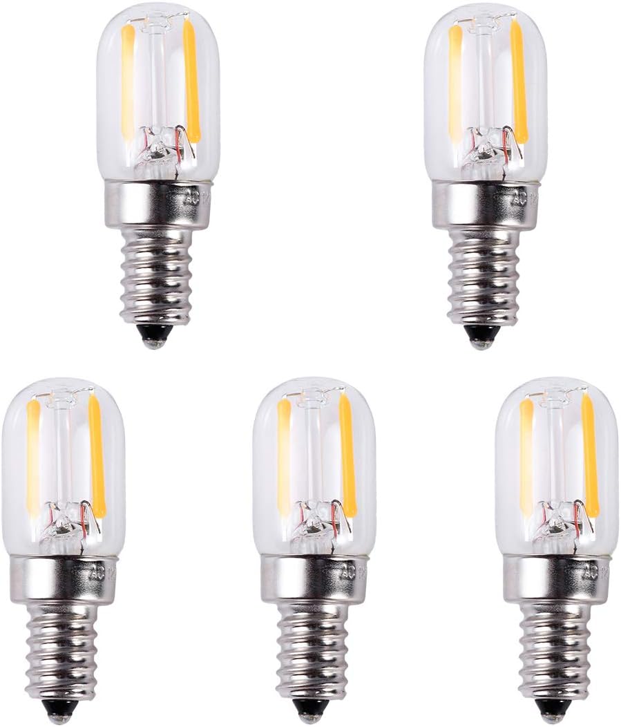OSALADI 5pcs 2W 110V E12 Bombillas LED Foco Lámpara de Luz de Copa