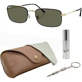 Ray-Ban RB3746 Rectangle Sunglasses with Official RAYBAN Eyewear Kit