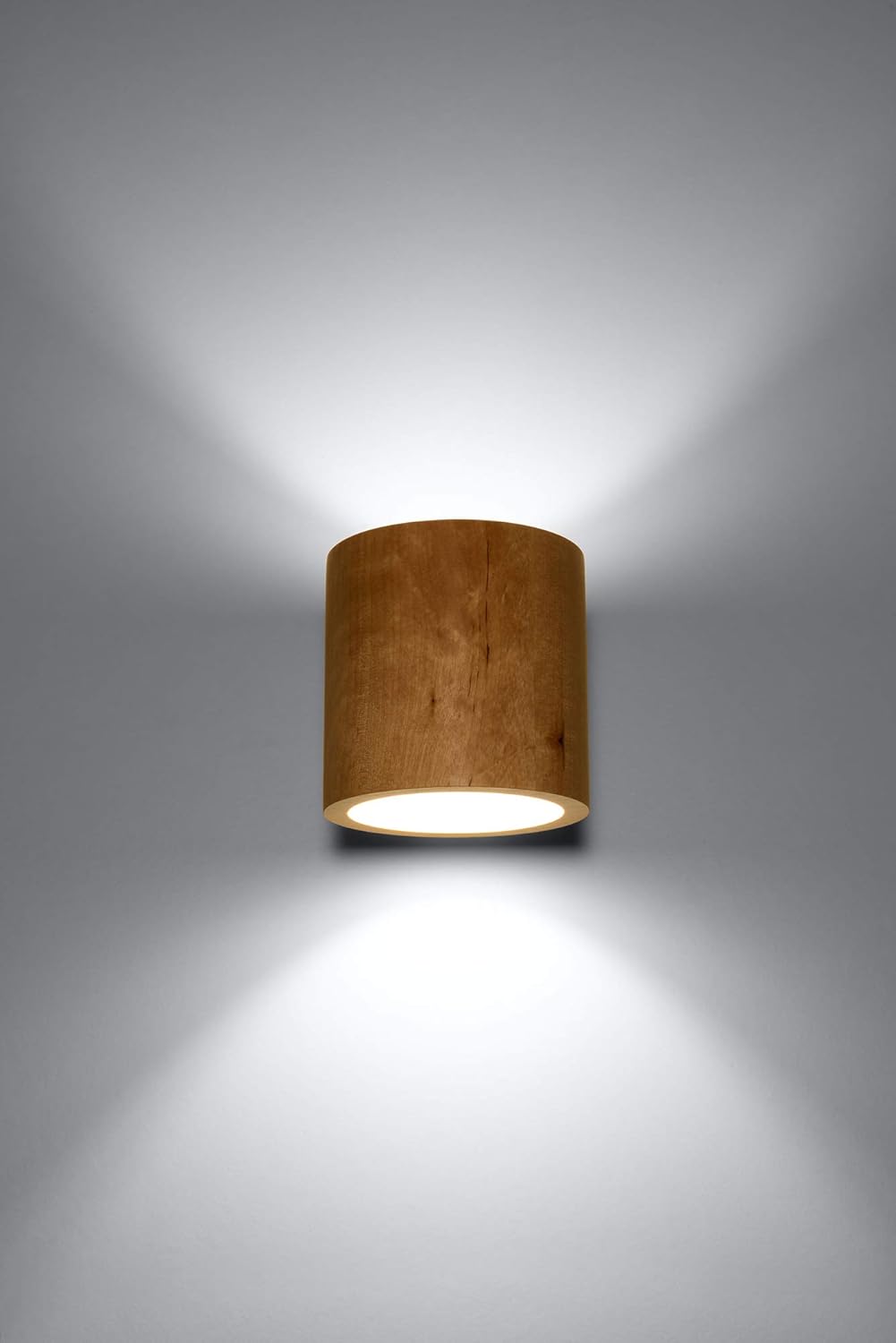 SOLLUX lighting Orbis Downlight Wall Light with Cylindrical Shade, Wall Light Living Room Dining Room Lamp - Image 4