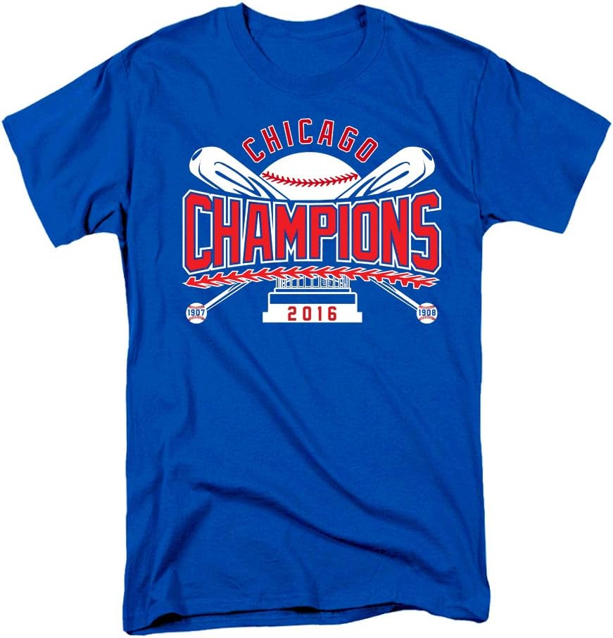 nzone Chicago Champions playera para hombre de béisbol, Azul Royal, XXX
