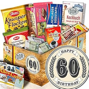 60. Geburtstag / DDR Schoko Geschenk / Geschenke Geburtstag für Sie