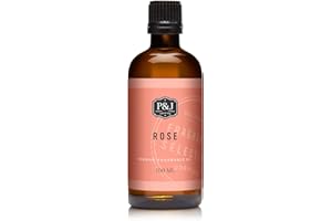 P&J TRADING P&J Fragrance Oil - Rose 100ml - Candle Scents, Soap Scents, Diffuser Oil, Aromatherapy