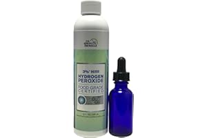 THE ONE MINUTE MIRACLE 3% Hydrogen Peroxide Medical Food Grade - Recommended by The One Minute Cure Book. Our Brand OMM is The Choice by Professional, Alternative Medicine, and Homeopathic Communities.