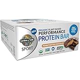 Garden of Life Organic Sport Protein Bar, Vegan, Peanut Butter Chocolate,12 Count