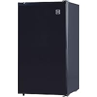 RCA RFR321-B-Black-COM RFR321 Mini Refrigerator, 3.2 Cu Ft Fridge, Black, CU.FT