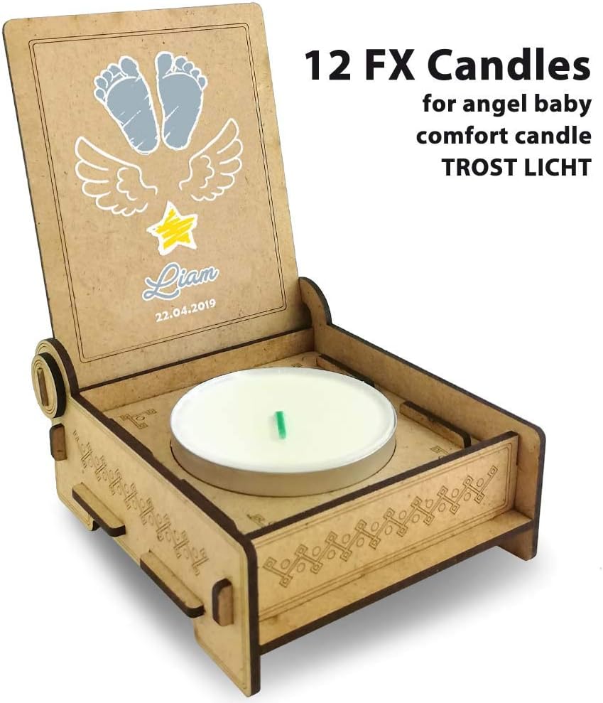 Bougies Bebe Ange A Effet Amour Memoire Bebe Ange Rituel De Deuil Pack De 12 Bougies Chauffe Plat Pour Bebe Ange Trostlicht Ameublement Et Decoration Bougies Et Bougeoirs Tilakkitchenware Com