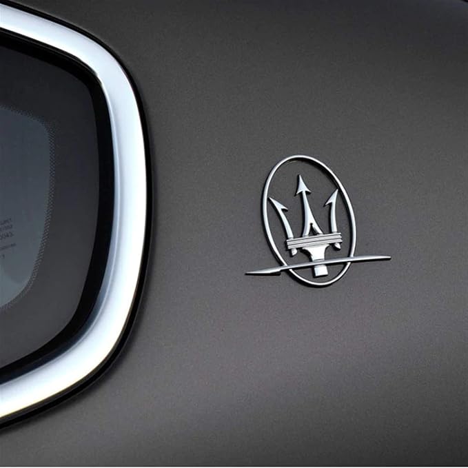 Amazon Co Jp 車 エンブレム カーステッカーサイドバッジエンブレムmaserati Reloj Levante Granturismo Ghibli Quattroporte Ropa Coche Gt Gran Cabrioアクセサリー エンブレムデカール Color Silver Red ホーム キッチン