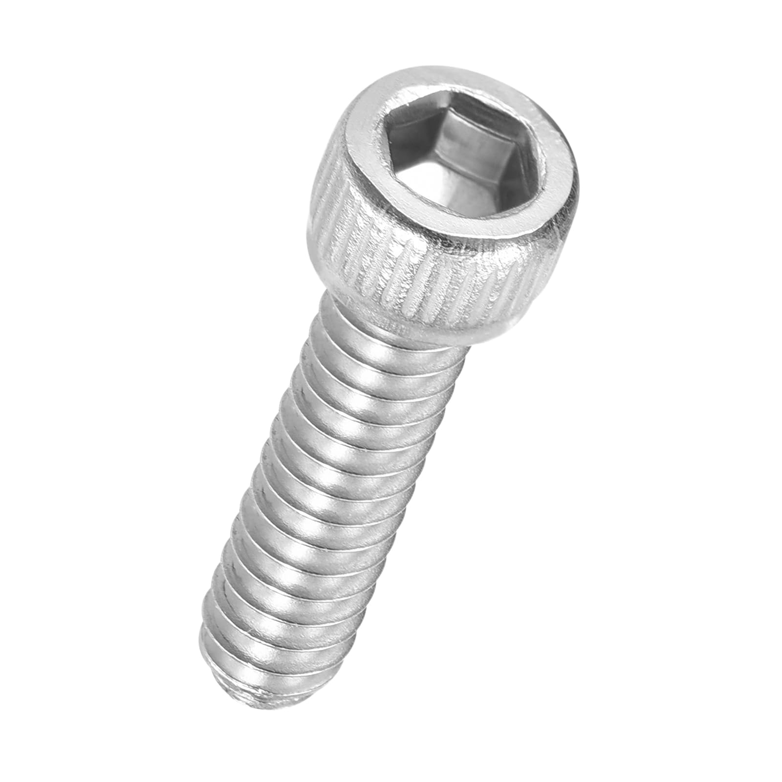 Kozelo 100pcs Socket Head Cap Screws - [#6-32 x 3/4"] UNC 304 Stainless Steel Allen Socket Drive for Electrical Motor 3D Printing Fan Engine Replacement Use, Silver — image 1