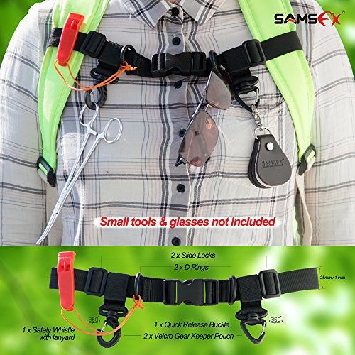 Backpack Chest Strap Nylon Webbing Adjustable Universal Sternum Strap