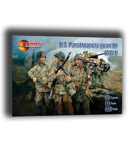 【新品】GROSS WALT Figue MilitaryEdition2nd Amazon.com: Mars Figures 72119-1/72 - German Paratroopers Tropical