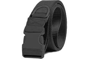Selighting Tactical Belt Adjustable Quick Release Utility Belt with Buckle (Black)