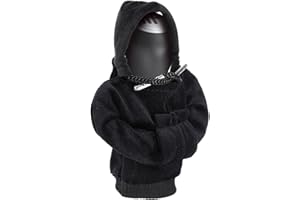 ZHSMS Gear Shift Hoodie, Universal Car Gear Shift Knob Cover, Funny Sweater Shifter Hoodie, 4.7 Inch Gear Stick Hoodie Protector Decoration(Black)