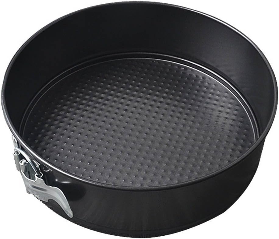 BigTron Springform Pan,Non-stick Carbon Steel Cake Baking Pan Bottom Removable Mold Cheesecake Bakeware Pan/Leakproof Cake Pan Bakeware(7”Round)