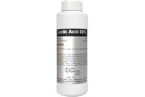 Lactic Acid 88% - Premium-Quality Industrial and Food Grade (100mL (3.3 Fl Oz))