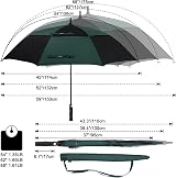 G4Free Golf Umbrella 69 Inch Windproof Double Canopy Automatic Open view 6