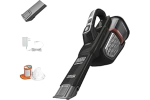 BLACK+DECKER dustbuster Portable Vacuum Cordless Handheld, Small Hand Vacuum Cleaner for Dorm Home and Car, Powerful 20V AdvancedClean+ (HHVK515J00FF)