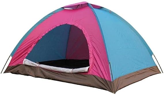 Maharsh Outdoor Waterproof Portable 6 Person 2 Layer 1 Door Anti-Sun Anti-Insect Windproof Large Space Shade 6side Camping Hiking Tent