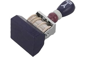 ROMISBABA Heavy Duty Roller Date Stamp with Adjustable Day Month Year for Office Use and Library Date Stamping