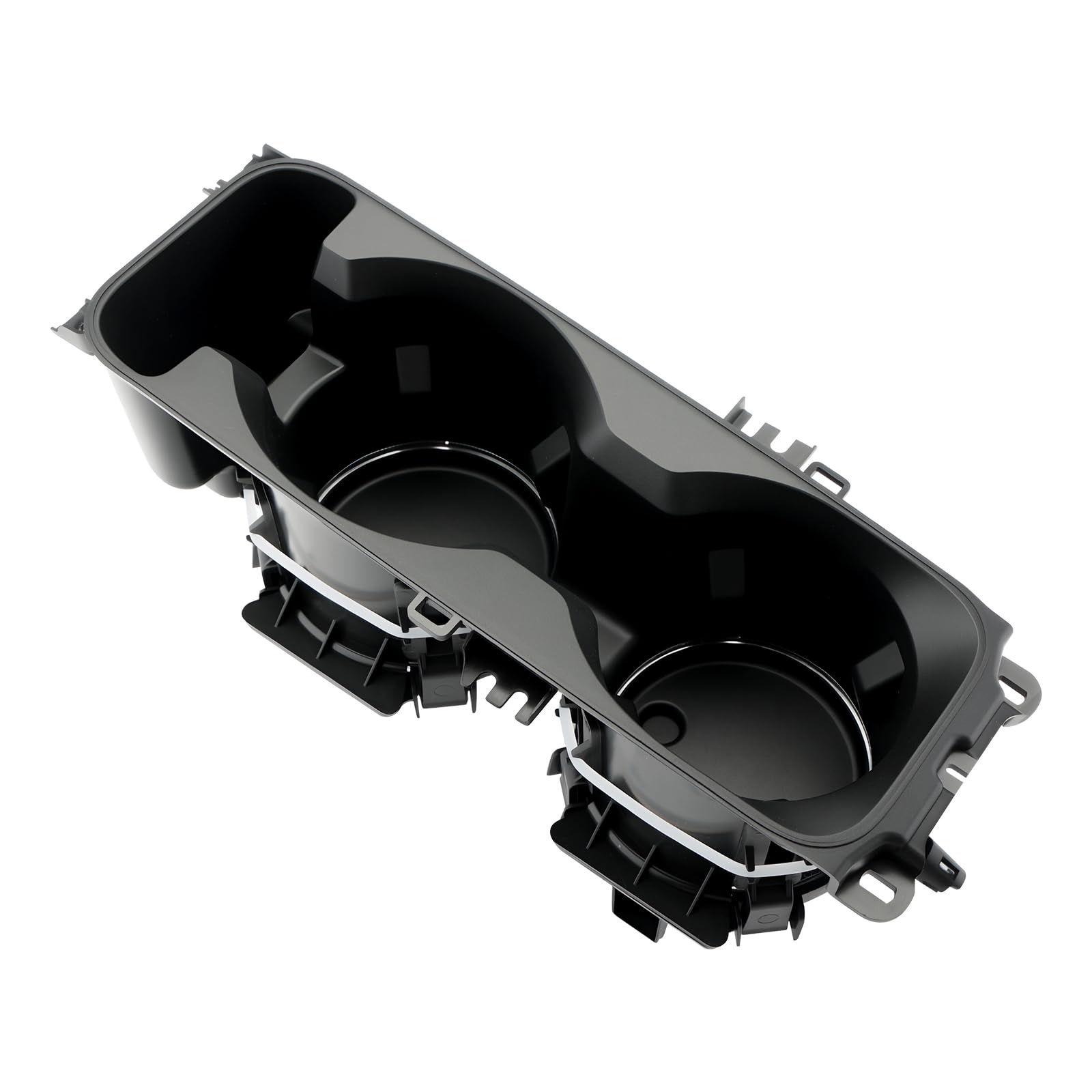 Photo 1 of Upgrade Cup Holder with Light Strips, Compatible with 2020-2025 Ford Explorer (with Wireless Charging), Center Console Front Seat Dual Cup Holder Accessories Assembly, Replaces# LB5Z-7813562-BA