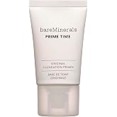 bareMinerals Prime Time Original Foundation Primer, 1 oz | Preps Skin &amp; Extends Makeup Wear for 24 Hours, Smooths Texture &amp; Controls Shine, Breathable Matte Finish, Vitamins C + E