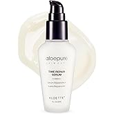 Aloette Time Repair Anti Wrinkle Serum, Age Defying Face Serum, Lightweight Formula, All Skin Types, Cruelty Free, 1 Fl Oz