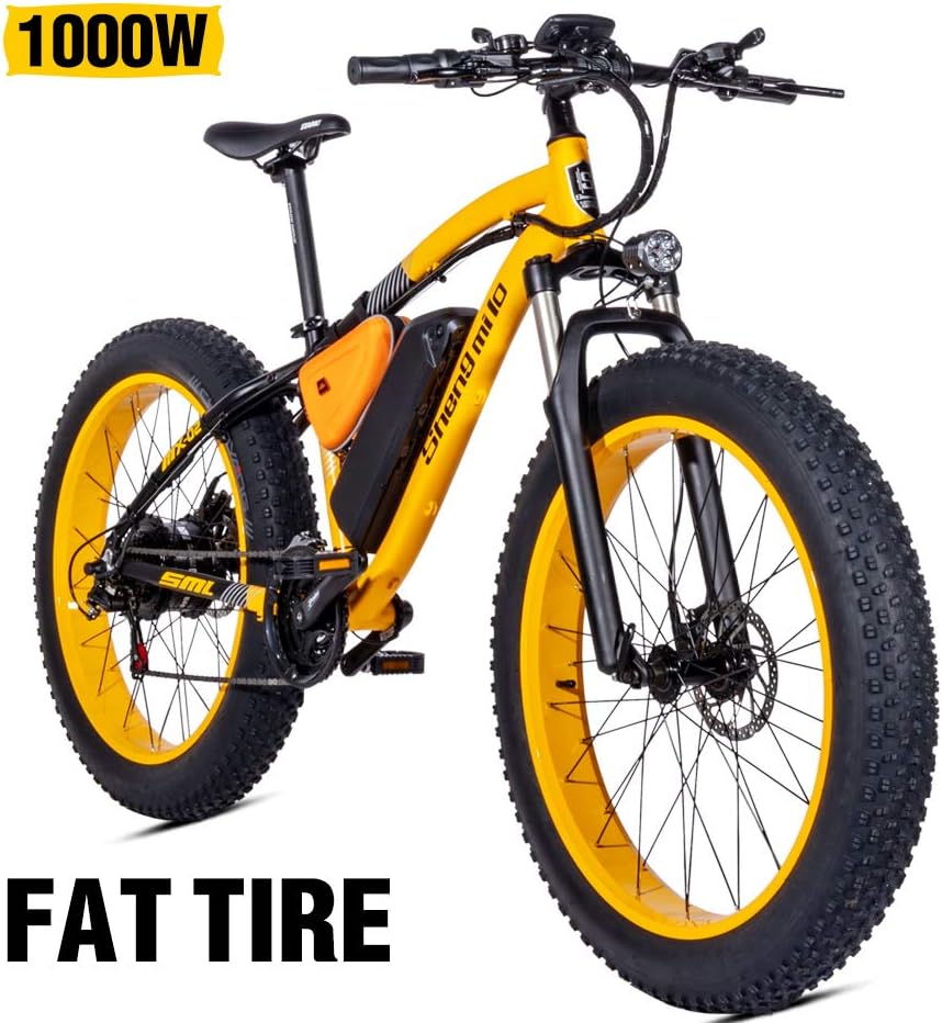 yellow e bike