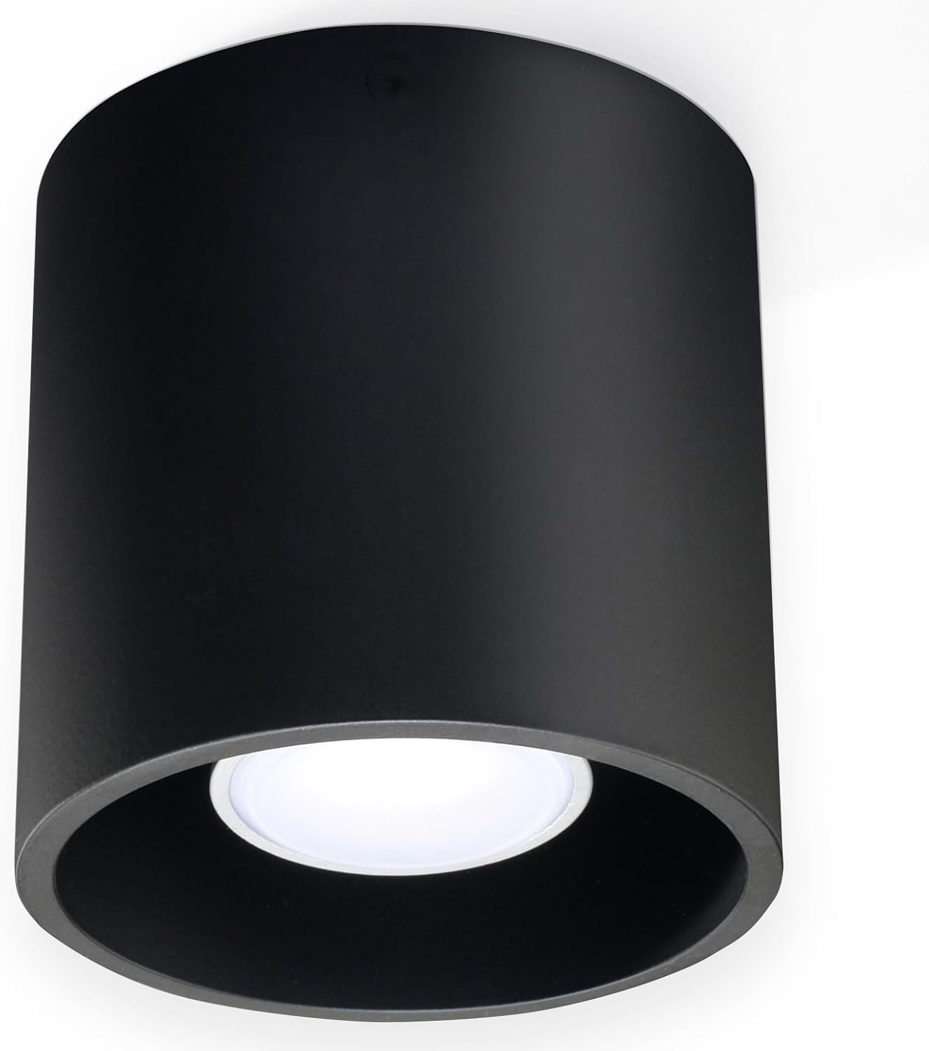 Ceiling lamp LED ORBIS SL.0016 SOLLUX Modern Plafond lamp Black G9 1-Light Aluminium Round for The Kitchen and The Bedroom