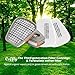 Zelbuck Respirator Mask Filter 2x P95 Gas Vapor Cartridge and 2x Particulate Filters for Respirator, Dust Mask, Paint mask Against Dust, Organic Gas/Vapors, Pollen and Chemicals - 4 Piece