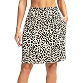 G Gradual 20" Golf Skorts Skirts for Women with Pockets Knee Length Skort Athletic Modest Long Tennis Skirts for Women