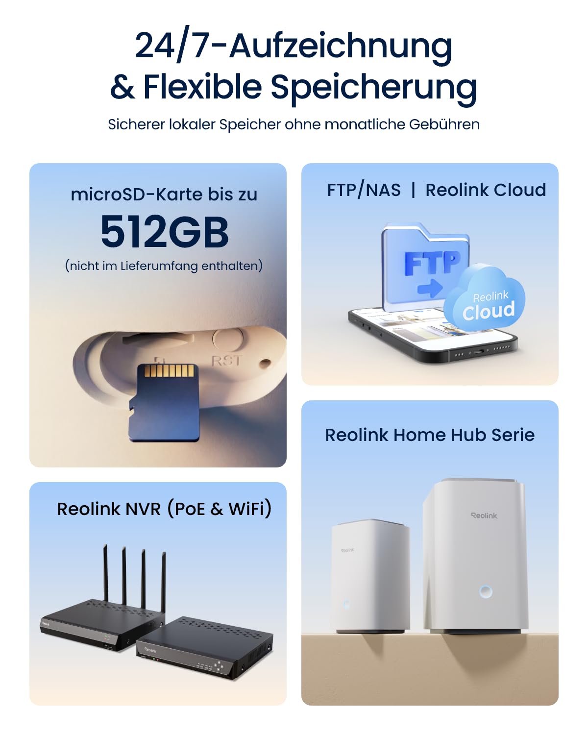 Reolink Überwachungskamera Aussen, 10MP+8MP Dreifachobjektiv, OMVI 3i WiFi 7