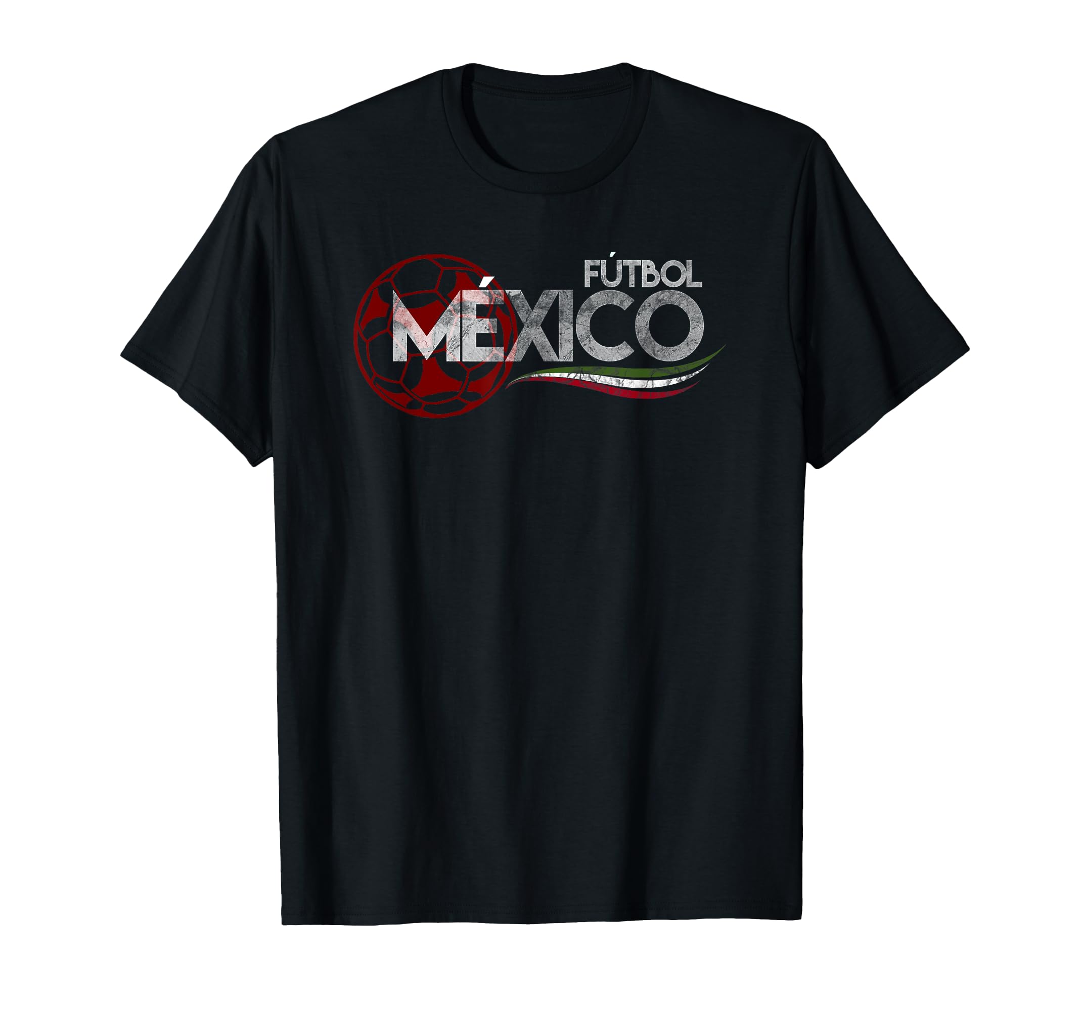 Soccer Futbol Mexico Distressed T-Shirt