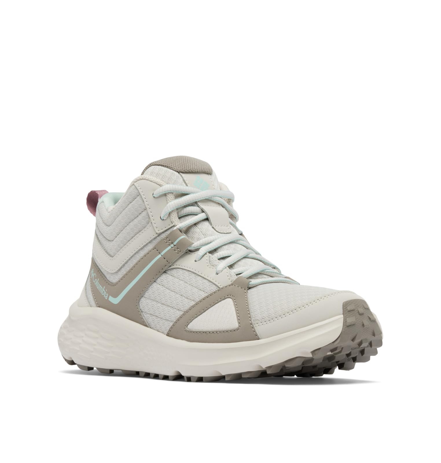 Columbia Womens Novo Trail Mid, Cloud Grey/Cool Green, 12