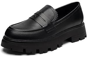 Cestfini Platform Loafers for Women - Chunky Loafers Women Shoes Penny Loafers Slip On Comfort Casual Fashion Business Work Shoes