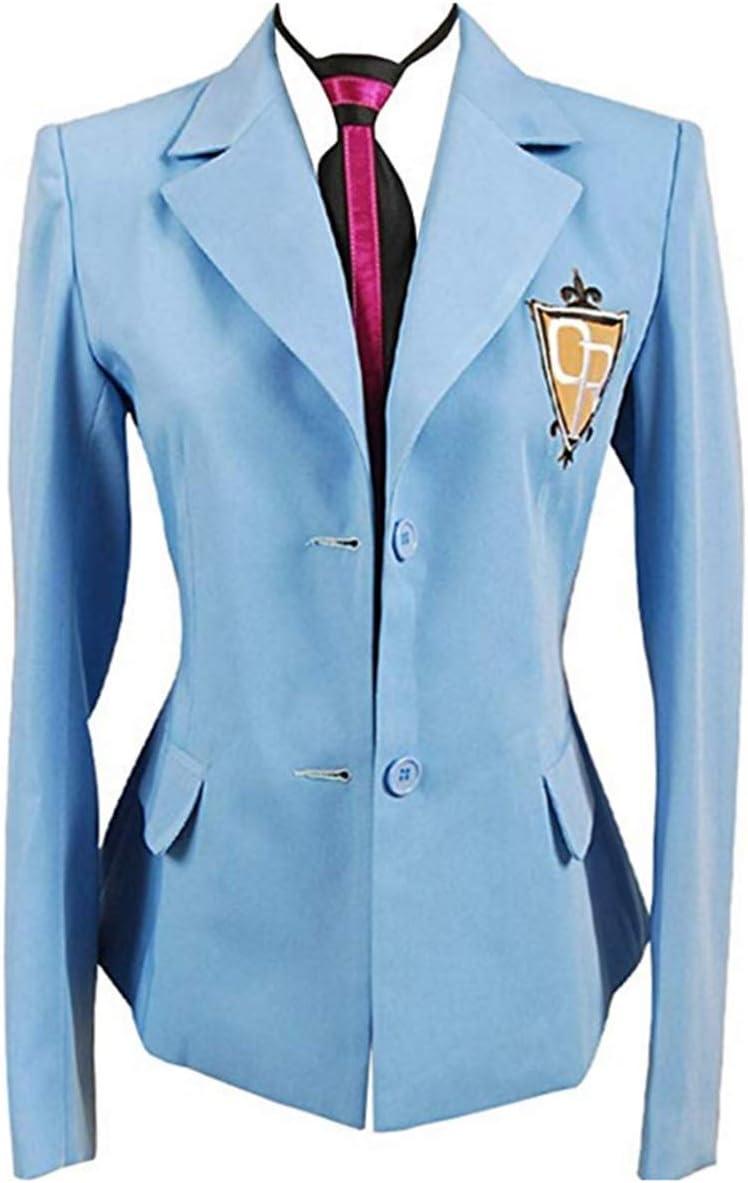 tianxinxishop Halloween Unisex Japanese Anime Cosplay Costume High School Uniforme Blazer Cosplay Costume, M Blue